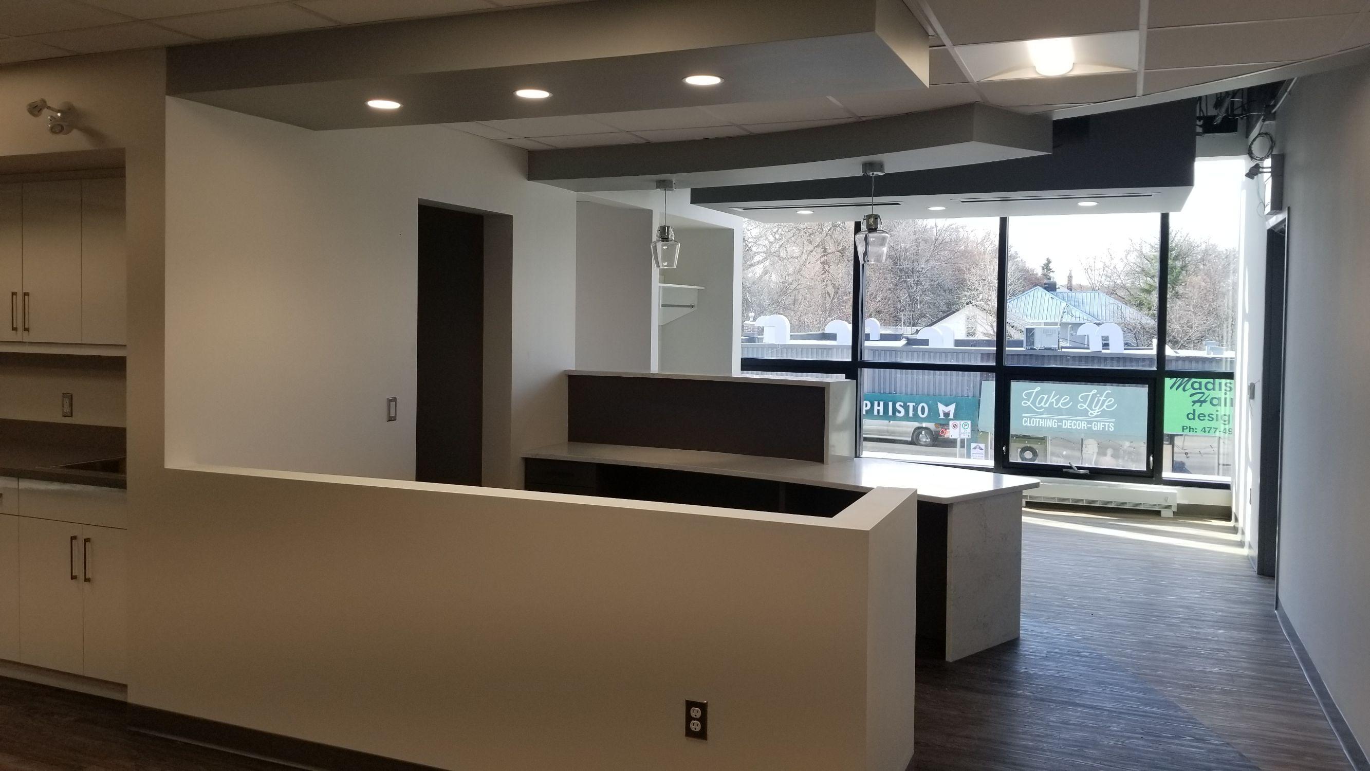 Front entrance, under construction